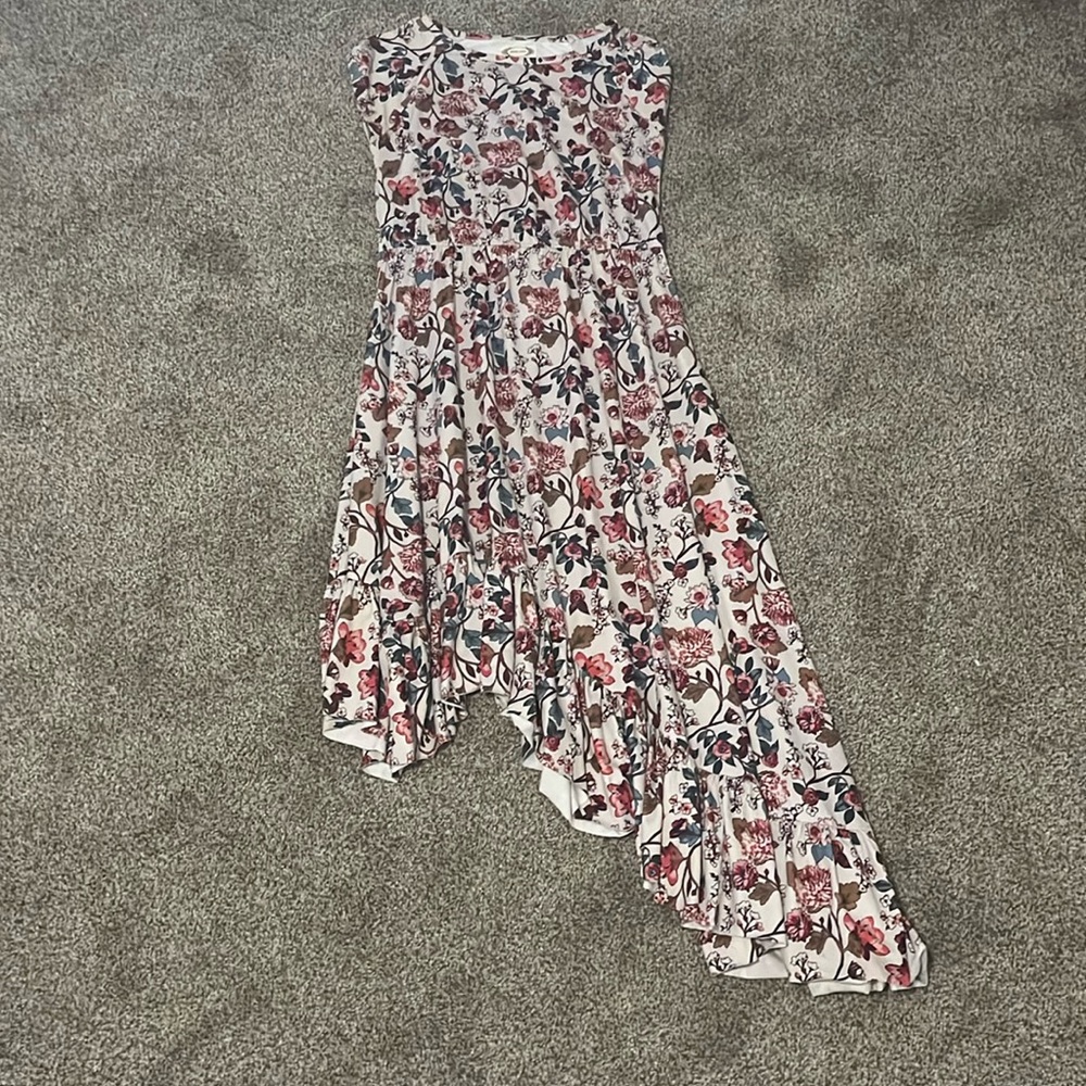Joyfolie, Mia Joy, floral, side high low dress